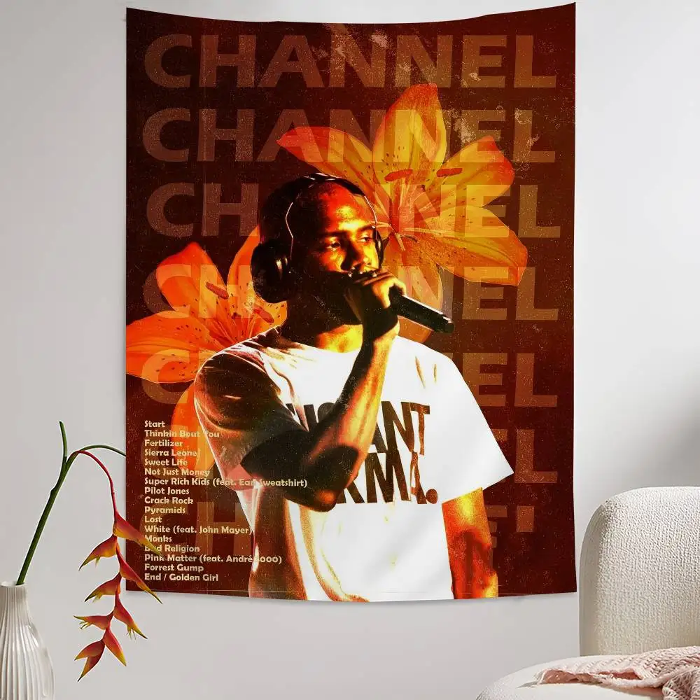 Frank Ocean Blond Printed Large Wall Tapestry Art Science Fiction Room Home Decor Decor Blanket