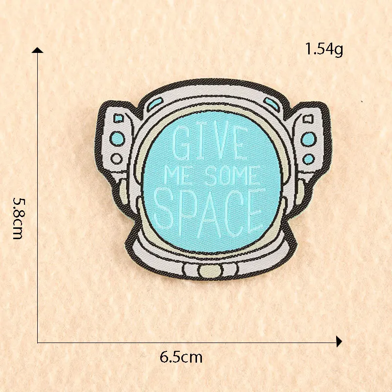 Patches Für Jacken Outdoor Thermocollant Rock Eisen Auf Kleidung 6X4 Landschaft Raum Ufo Bus Kompass Augen Kirsche Stickerei kleine – Detail 17