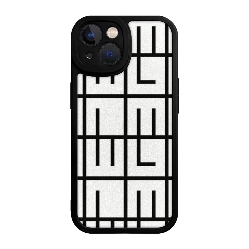 LOSS (Negro) Funda de teléfono para iPhone 15 Pro Max Plus Funda de silicona suave