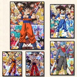 Hot Anime Poster Dragon Ball Vegeta Cartoon Character Picture Modern Home Comics Pictures Gifts Wall Art Decorative