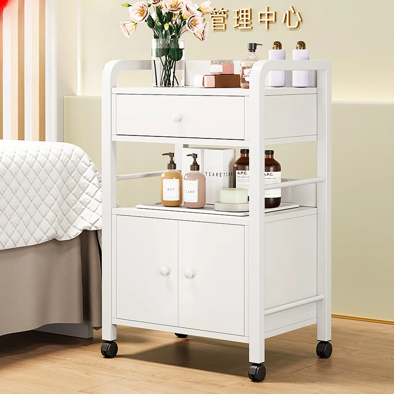 Tattoo Beauty Salon Trolley Cosmetic Makeup Barber Rolling Salon Trolley Hair Cleaning Carrello Attrezzi Salon Furniture BL50ST