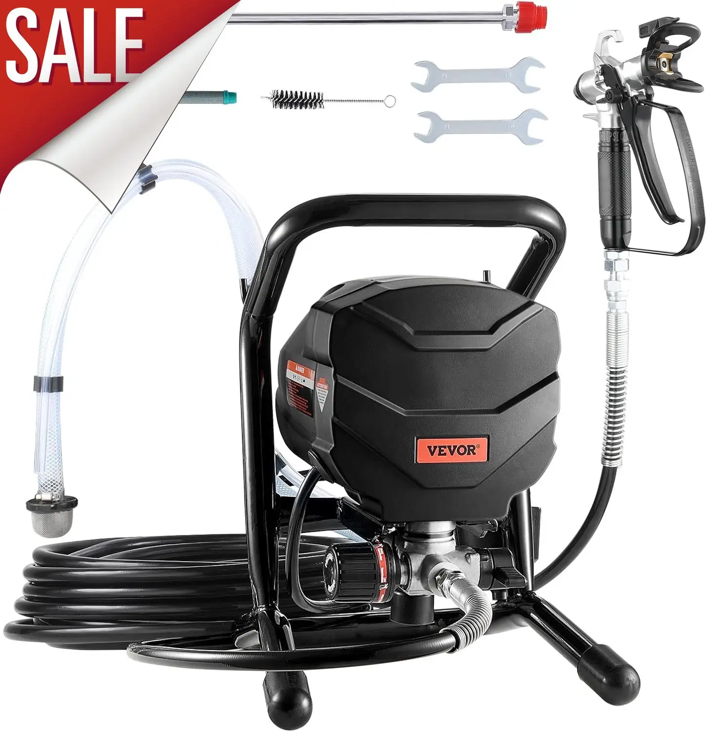 

НОВЫЙ подставка безвоздушного распылителя краски, высокоэффективный безвоздушный распылитель 650 Вт, электрический распылитель краски 3000PSI, удлинитель машины