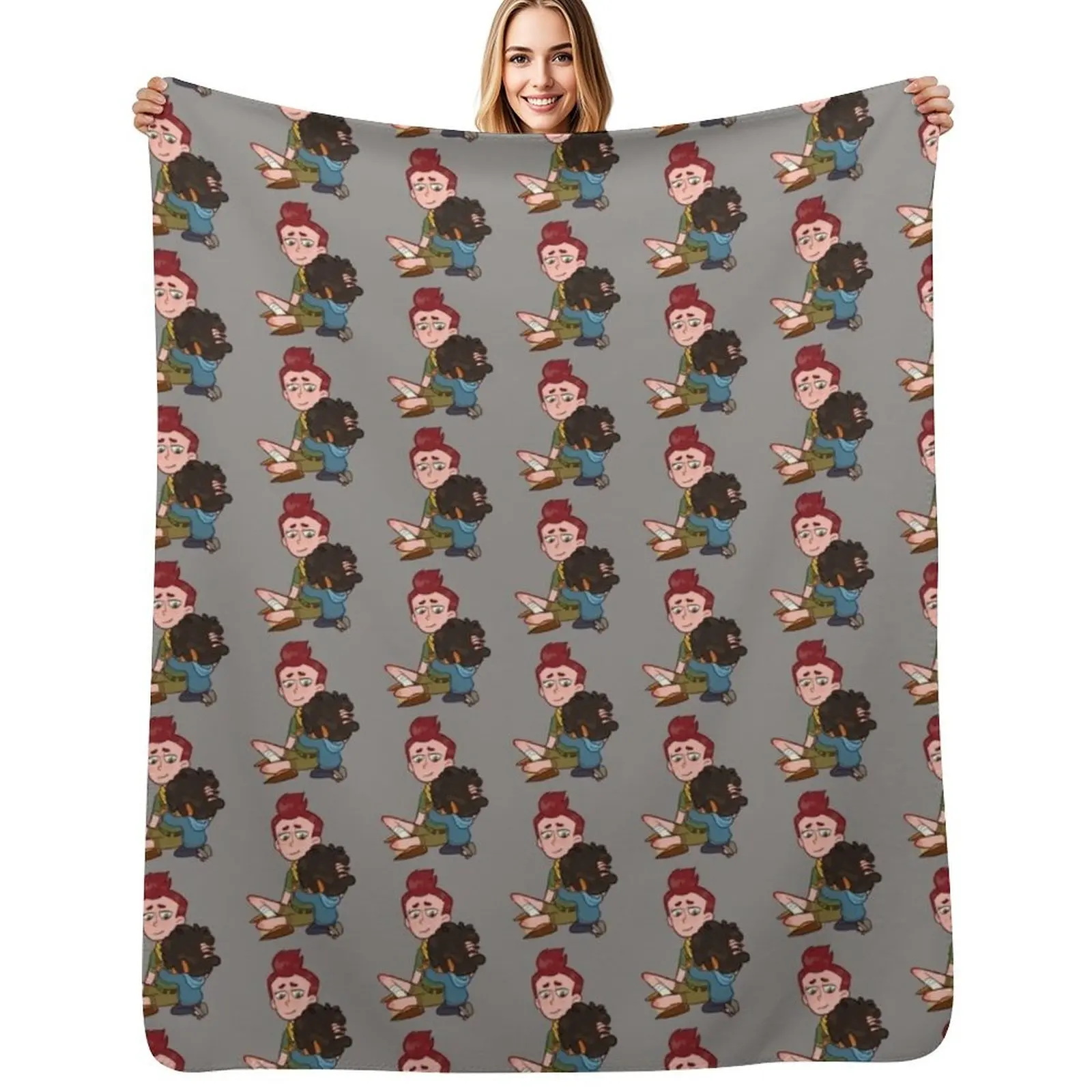 

Camp Camp- hug Throw Blanket Cozy Napping Blanket Gift for Mom Dad