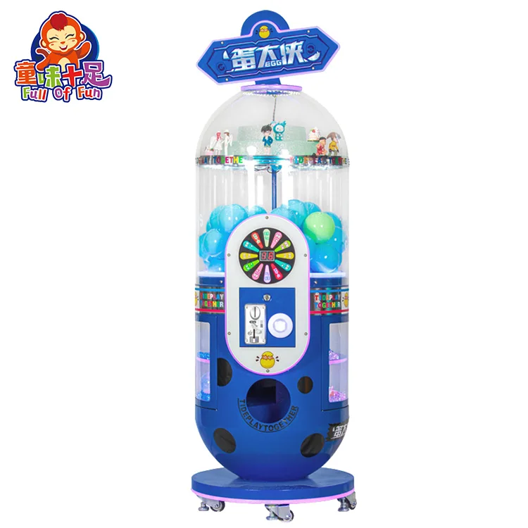

Coin-Operated Mini Kids Claw Machine Twist Egg & for Vending Capsule Toys Candy Project Gift for Sale