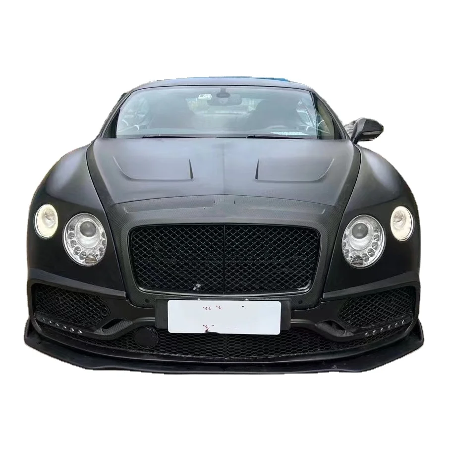 For Bentley Continental Carbon Fiber Body Kit Continental Upgrades MSY-style Front and Rear Bumper Spoiler Hoods