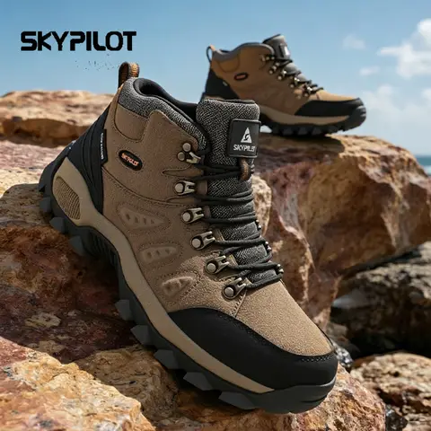 Skypilot Hiking Shoes Menwaterproof Climbing Camping Hunting Boots Outdoor Mountain Trekking Sneaker Tactical Wakling snow shoes