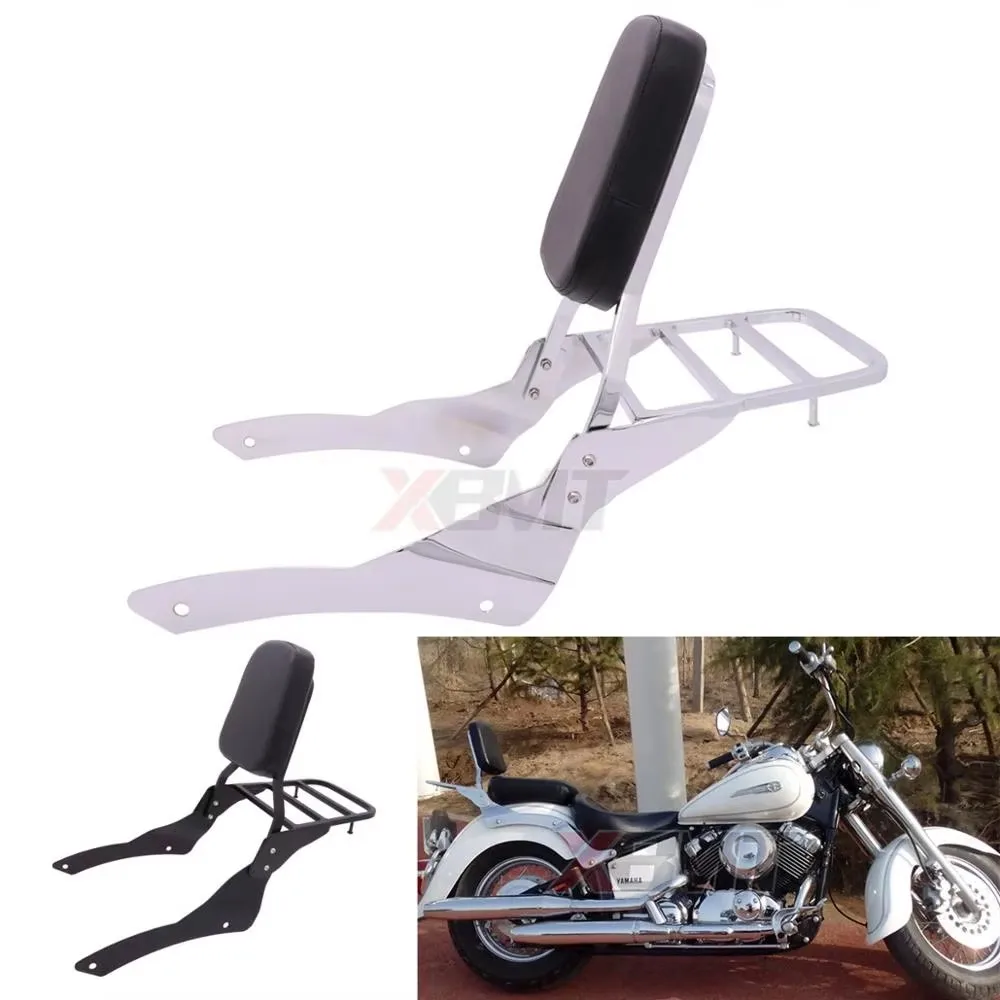 

Спинка мотоцикла Sissy Bar с багажником для Yamaha V-Star XVS400 XVS650 XVS 400 650 Classic 1998-2017 2016 2015 2014