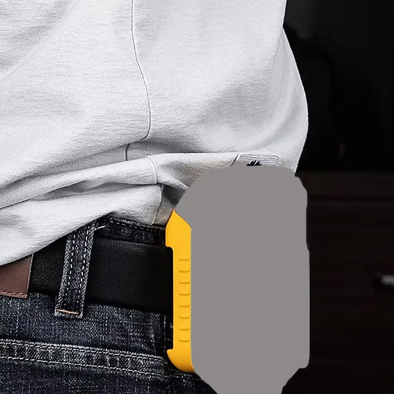 1/2/3pcs for Dewalt 18V 20V 60V Battery Holder Wall Storage Mounts Stander Mount Display Hanger Dock Battery Belt Buckle Yellow