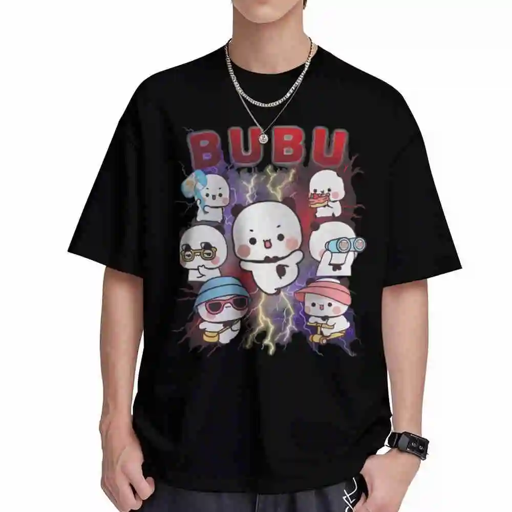 Bubu Dudu Bootleg Retro Gaming Pixel Art Short Sleeve Tee 100% Cotton T-Shirt