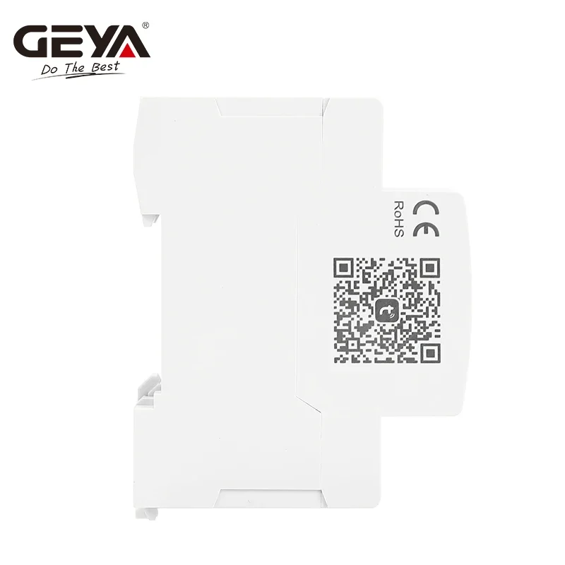 GEYA GTS8-W chytrý WIFI doba spínač DIN bariéra chytrý domácí bezdrátový vzdálený ovládání spínač při tuya APP AC220V 32A 40A 63A 80A