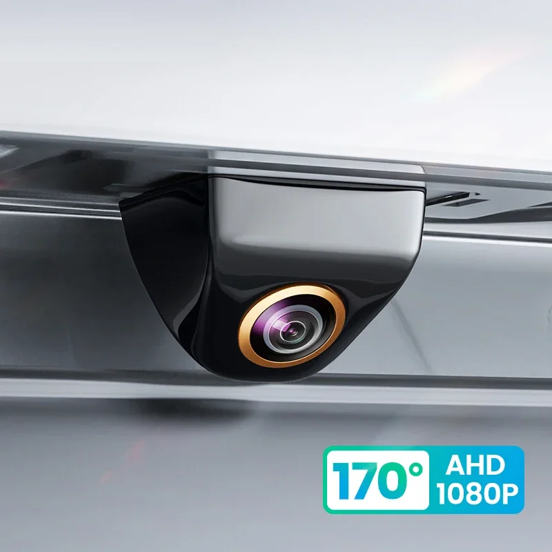 AHD 1920x1080P Car Rear View Camera 170 Degree Wide Angle Fisheye Golden Len Full HD Night Vision Vehicle Reversing Front Camera