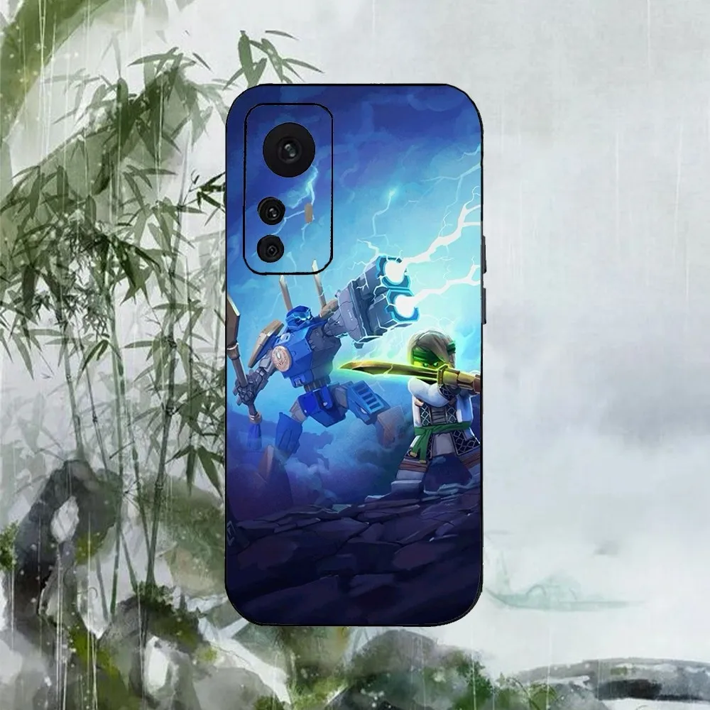 L-Lego N-Ninjago Phone Case For Xiaomi 11 Redmi Note 11 5G 8T 9A 9 10T Note8Pro Note9 12SUltra Black Case