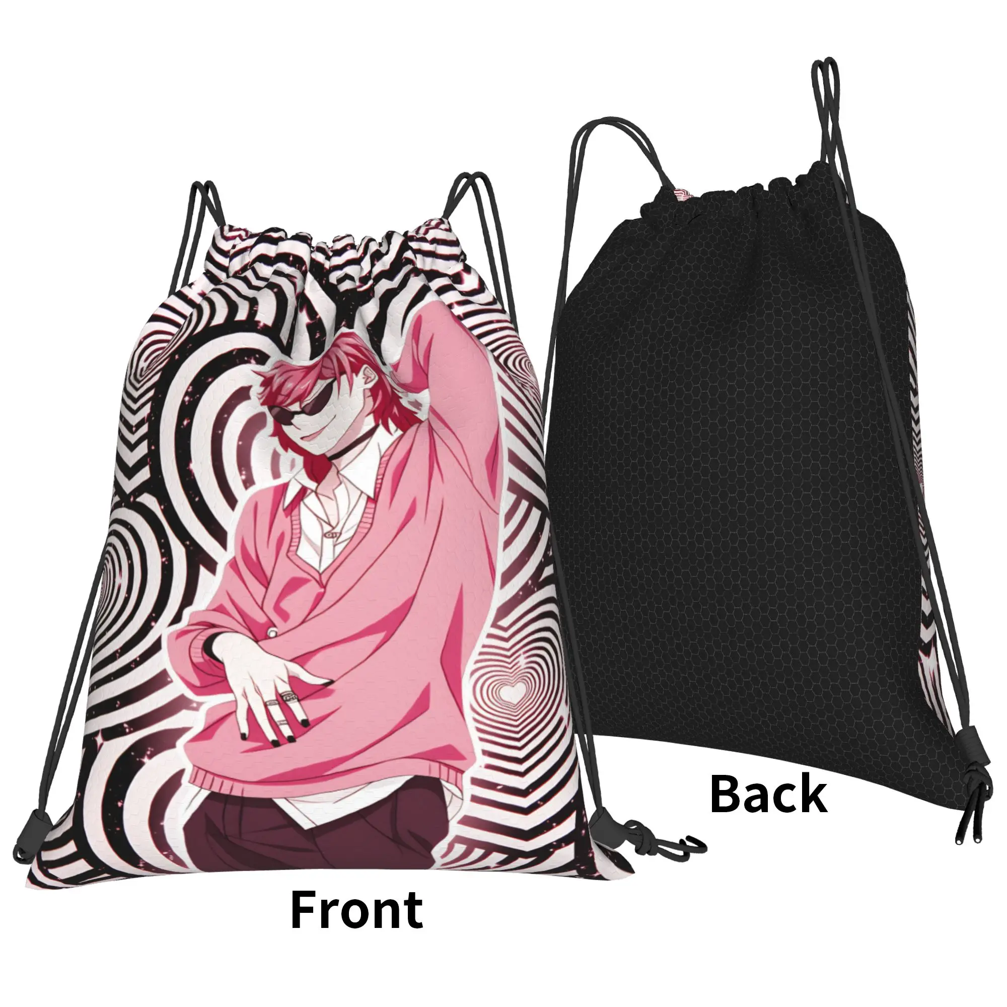 Yarichin B Club Yuri Backpack  Large Capacity Fashion Sports Camping Custom Sackpack String Bags