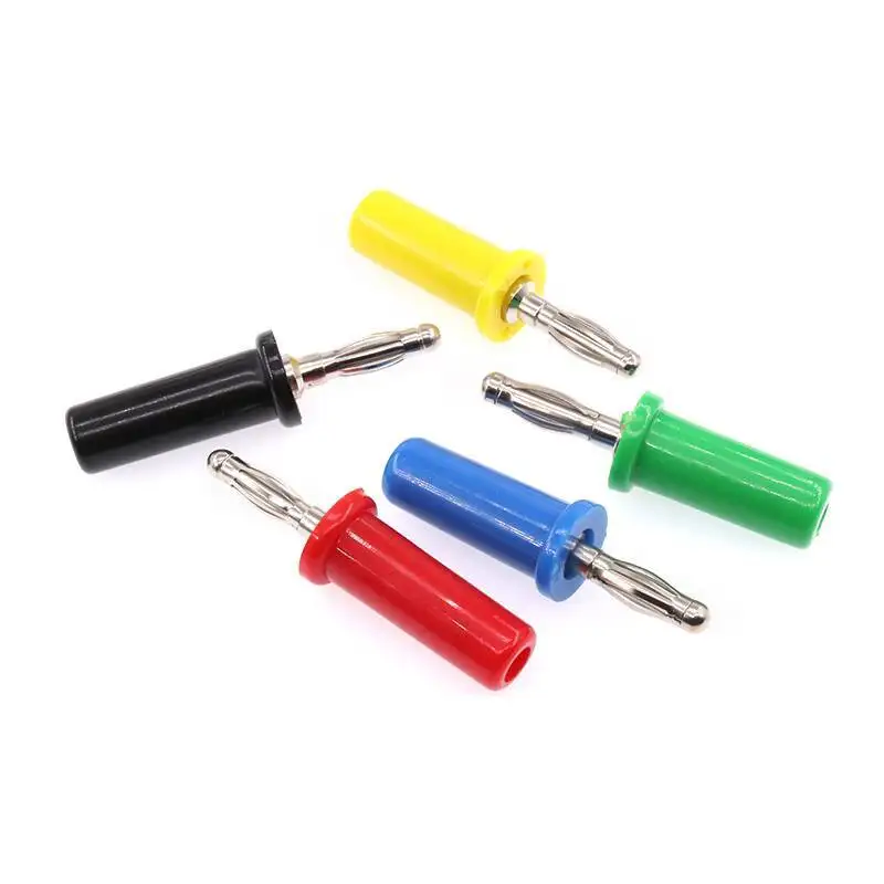 1 Stück Reines Kupfer 4MM Bananenstecker Hochstrom-Anschlussklemme Lautsprecher-Testanschluss im Laternenstil – Detail 1