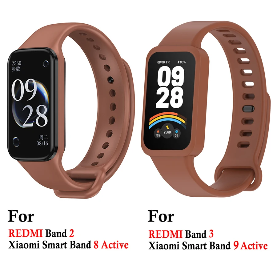 Strap For Xiaomi Band 9 Active Watchband For Xiaomi Band 8 Active For Redmi Band 3 Strap Wristband For Redmi Band 3 2 Wriststrap