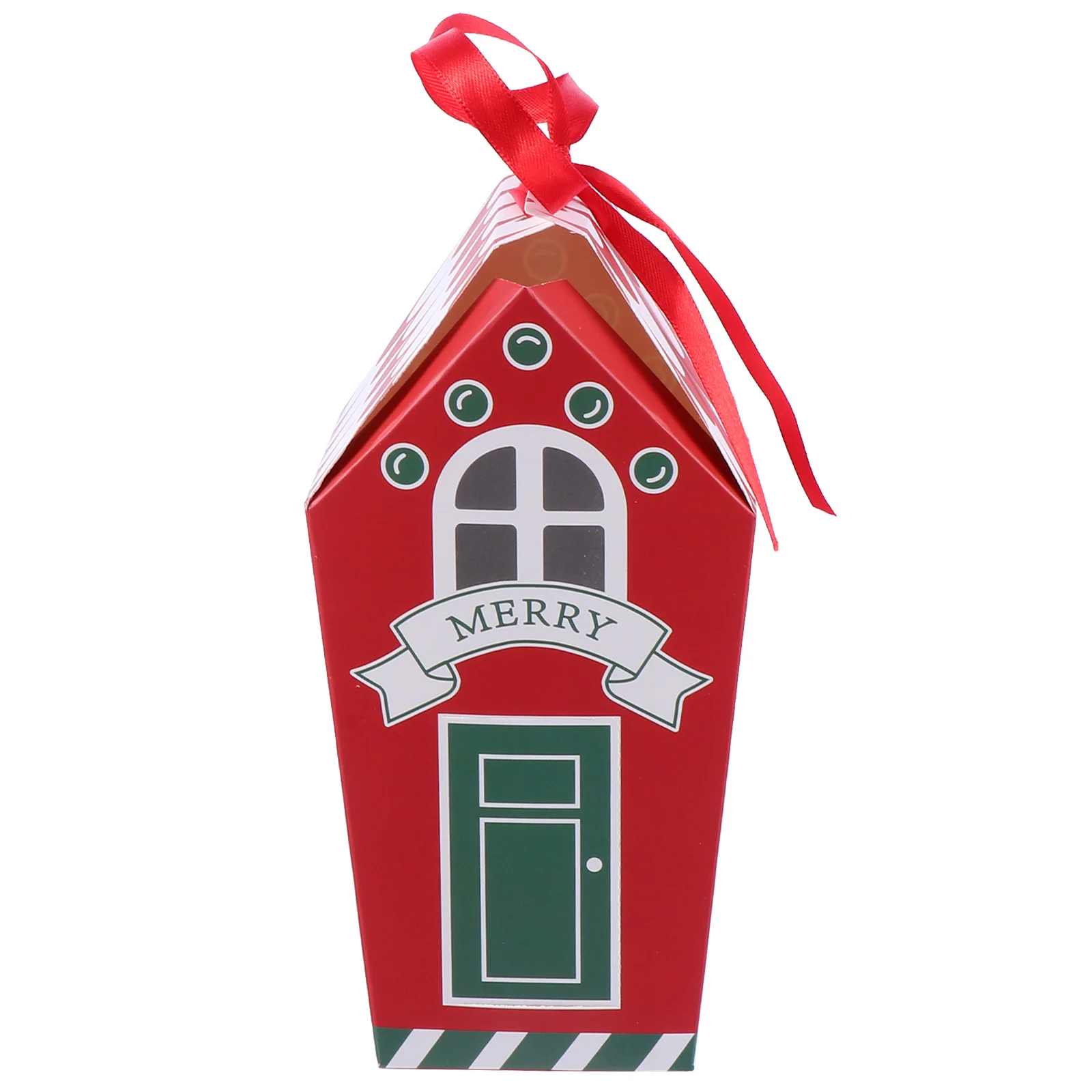 

10pcs Candy 250G Cowhide Paperboard 19.5*9.5*7Cm Christmas Gift Packaging For Cake Small Presents Kraft Party Decor