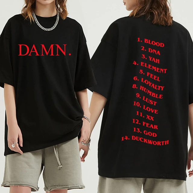 kendrick lamar damn t セール シャツ