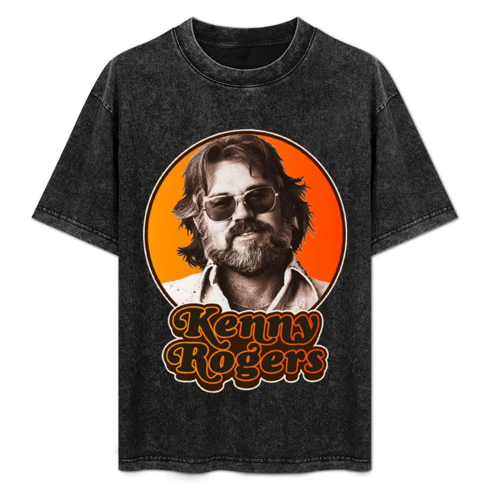 

Retro Kenny Rogers Tribute T-Shirt Minimalist Graphic Tee Shirt
