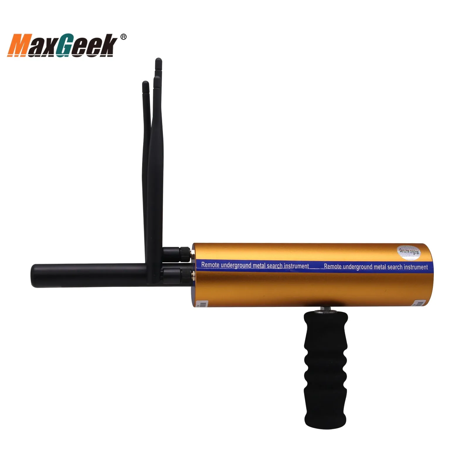 Maxgeek High Sensitive AKS Metal Detector a lungo raggio argento rame Gold Hunt Treasure Find con tre antenne