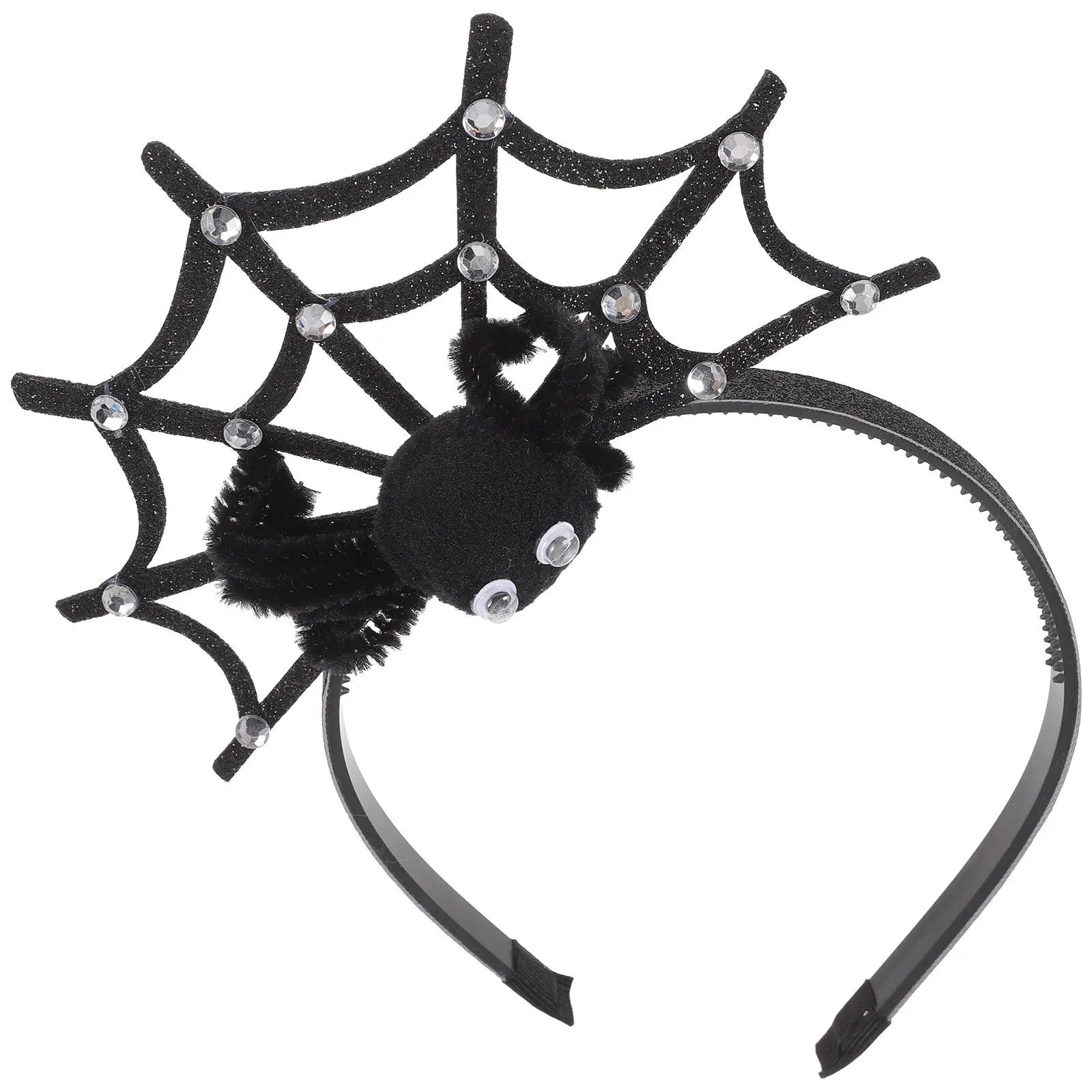 

Spider Web Halloween Headband Costume Party Hair Decoration Cosplay Headdress For Adults Kids Lightweight Comfortable Hair Hoop
