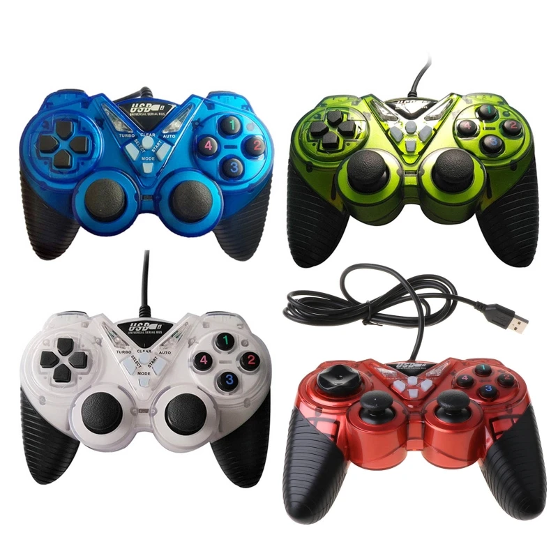 Dropship USB Game Controller Gamepad Joystick Joypad for PC Laptop Computer for XP for Windows 7 8 10 Game Pad Controller