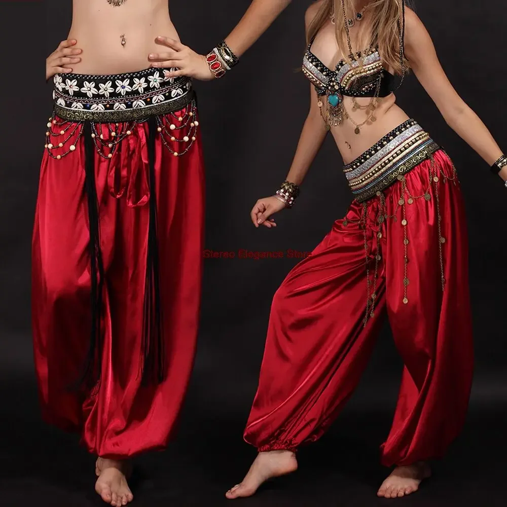 

Christmas Clothing Belly Dance Clothings Indian Square Dance Performance Dress Ethnic Minority Clothes Red Lantern Pants