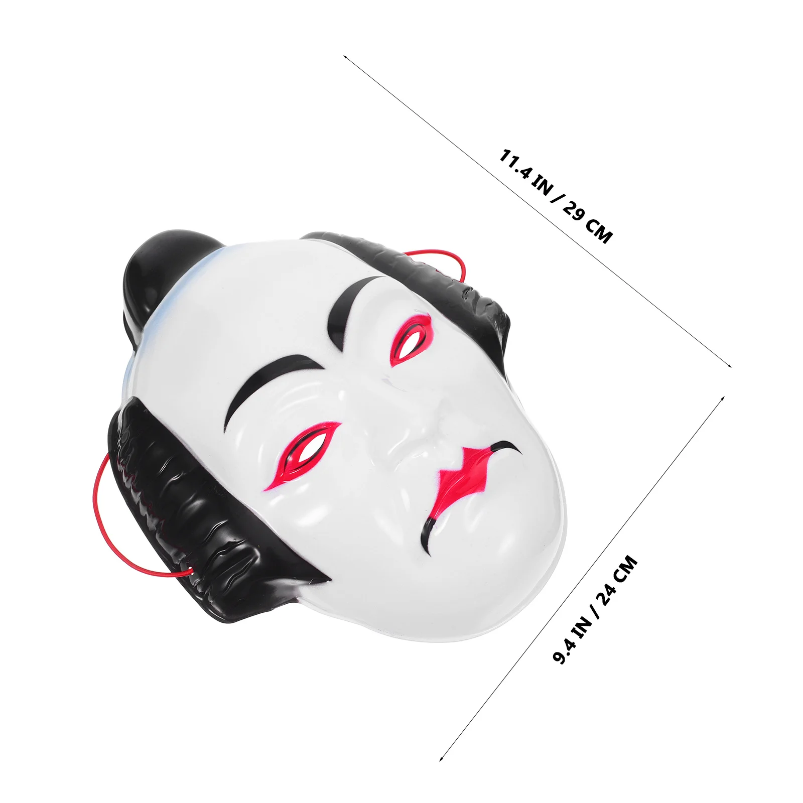 قناع كابوكي غطاء وجه المسرح الياباني التقليدي للجنسين للمهرجانات الثقافية وعروض المسرح التنكرية