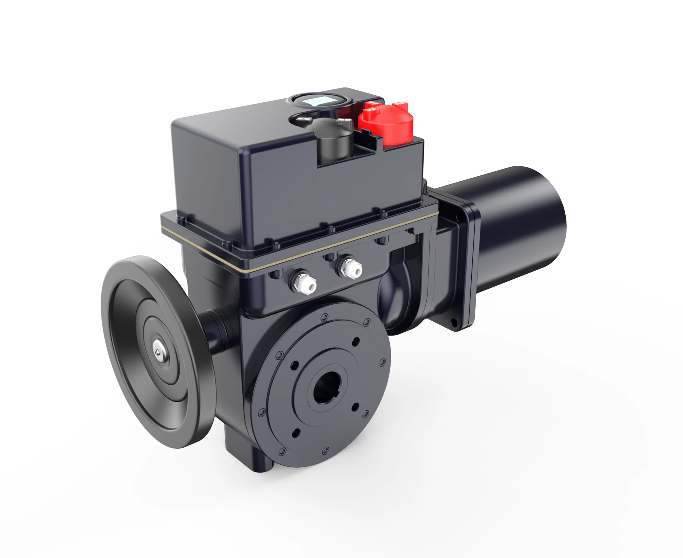 Three-Phase Electric Motor Valve Actuators Directed Mounted Quarter Turn Electric Actuator