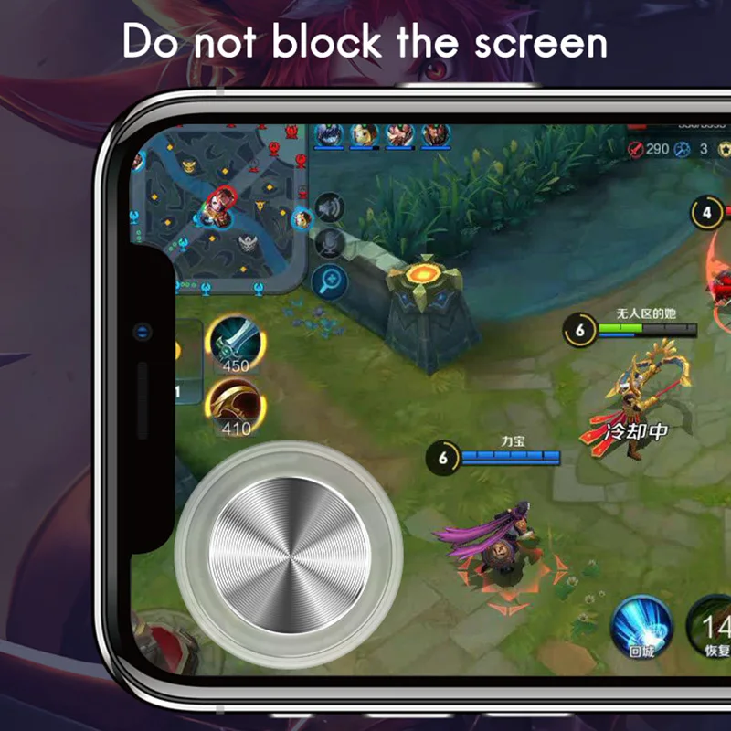 Q8 Plus Game Steering Wheel For Smartphones, Suction-Cup Mobile Game Joystick Mobile Key, For PUBG Mobile Arena Of Valor-X64A