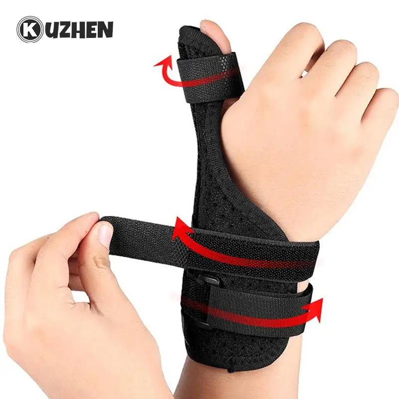 

1 шт. бандаж для поддержки большого пальца при артрите, тендините, триггере, иммобилайзер для большого пальца, подходит для мужчин и женщин, мужчин, левый и правый