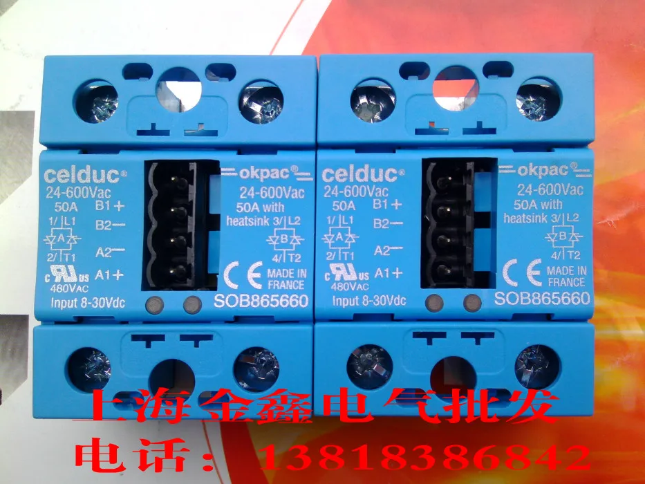 2025.4 New Original French Side Celduc Solid State Relay SOB865660 Spot, Genuine Guarantee