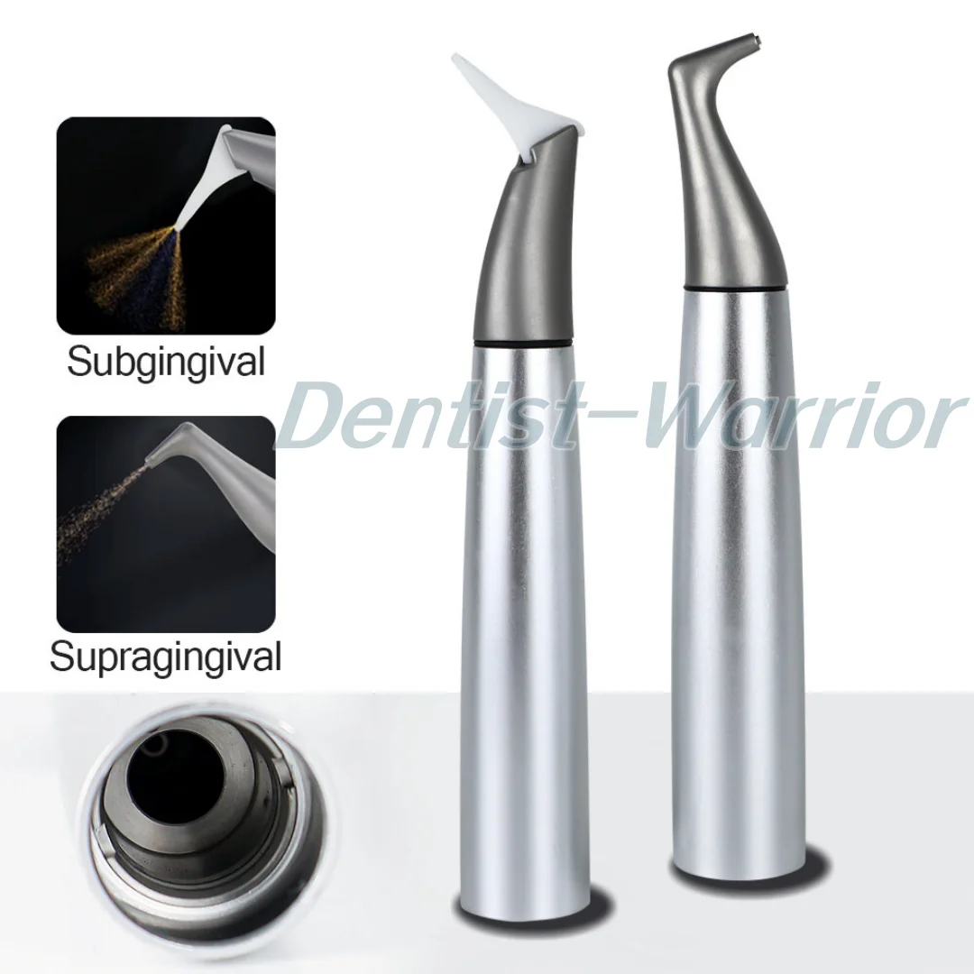 Dental Air Polisher Handle Supragingival/Subgingival Handpiece Nozzles Fits EMS AIR-FLOW S1 S2  ﻿