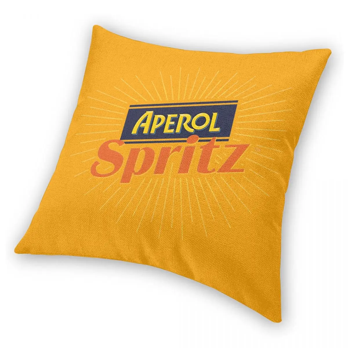 Aperols Spritz federa stampa fronte-retro fodera per cuscino in poliestere fodera per cuscino regalo Home Square 45*45cm