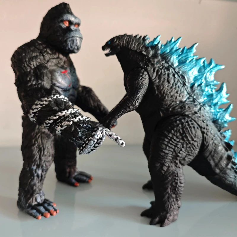 Bandai oryginalna popularne Anime Godzilla kontra król Kong figurka Mothra Ghidorah kolekcja lalek ozdoby zabawki prezenty dla dzieci