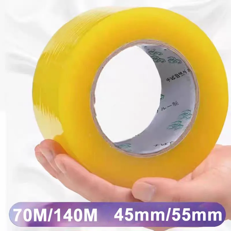 

1~5 Rolls,BOPP Adhesive Sealing Tape,70M/140M Per Roll,Clear Packing Tape,4.5cm/5.5cm Width