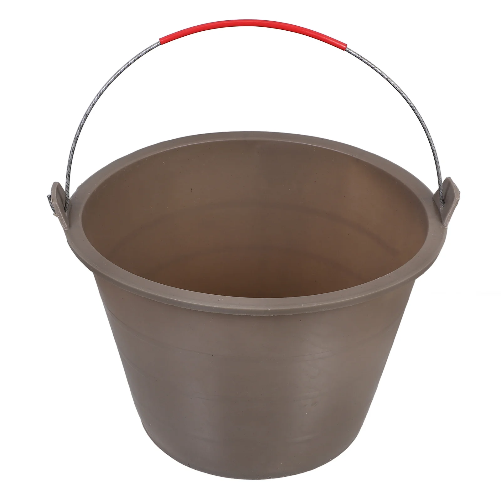

Thickened Plastic Bucket 666 Grey Durable Portable Empty Bucket with Handle for Cement Sand Concrete Storage Mixing