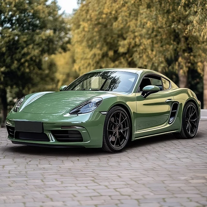 

TPU Premium Car Wrapping Film Self Healing Car Wrap Film Glossy Onium Green Color PPF TPU Material Easy Install