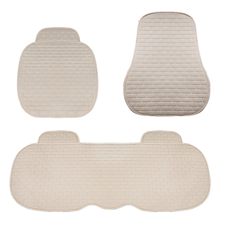 Car Seat Front Rear Cushion Breathable Cover Saeat Universal Seat Protector Back Seat Cushion Front Rear Car Supplies