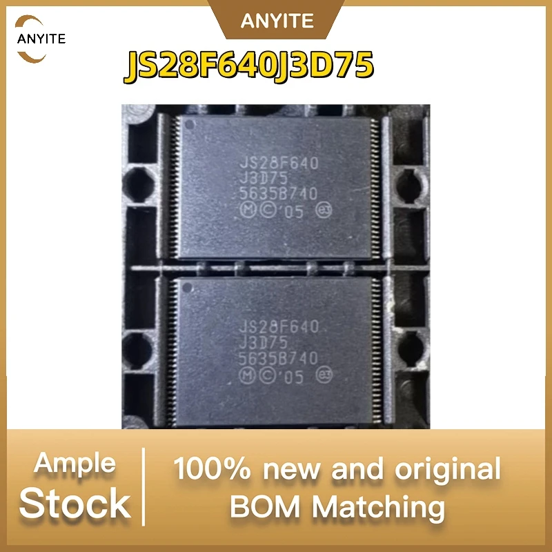 Novo 10 Pçs/lote JS28F640J3D75 JS28F640J3 JS28F640 TSOP-56