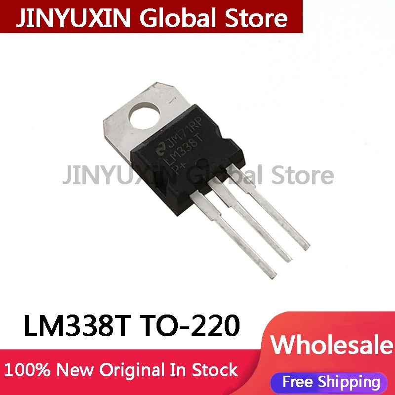 10-100Pcs LM338T LM338 Voltage Regulator IC TO-220 IC IN Stock Wholesale