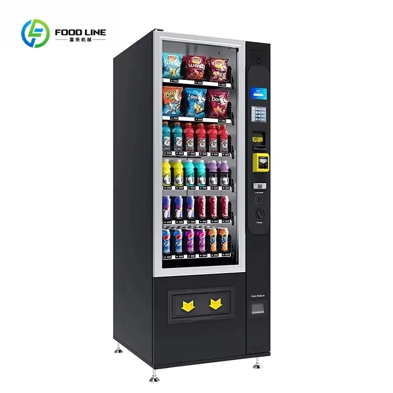 آلات الأعمال الصغيرة ذات العلامة التجارية آلة بيع المشروبات الكومبو للأطعمة والمشروبات #3