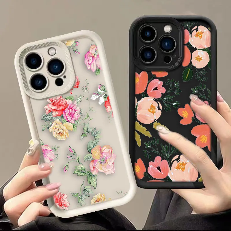 Beautiful Floral Fragments Phone Case For Xiaomi Redmi 9T 10 10C 12 12C 13 13C K50 POCO F3 F4 F5 X3 X4 X5 M6 11 14 GT PRO Case