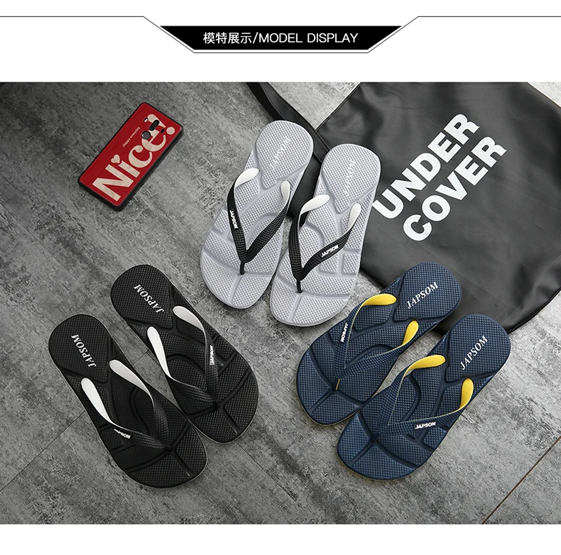 Große Größe 50 Herren Mode Massage Flip-Flops Innen-/Außenbereich Sandalen Strand Flip-Flop Herren Slides Sommer Rutschfeste Herren Duschpantoffeln – Detail 8