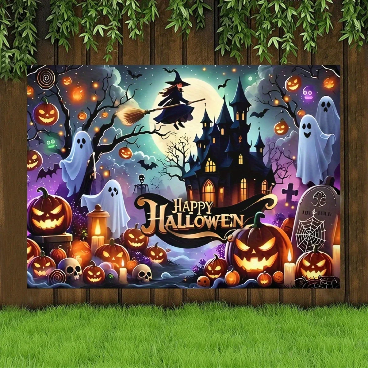 2D plane, 1 2D plane banner [2D printing] Non-multilayer or physical model Halloween itemzyc