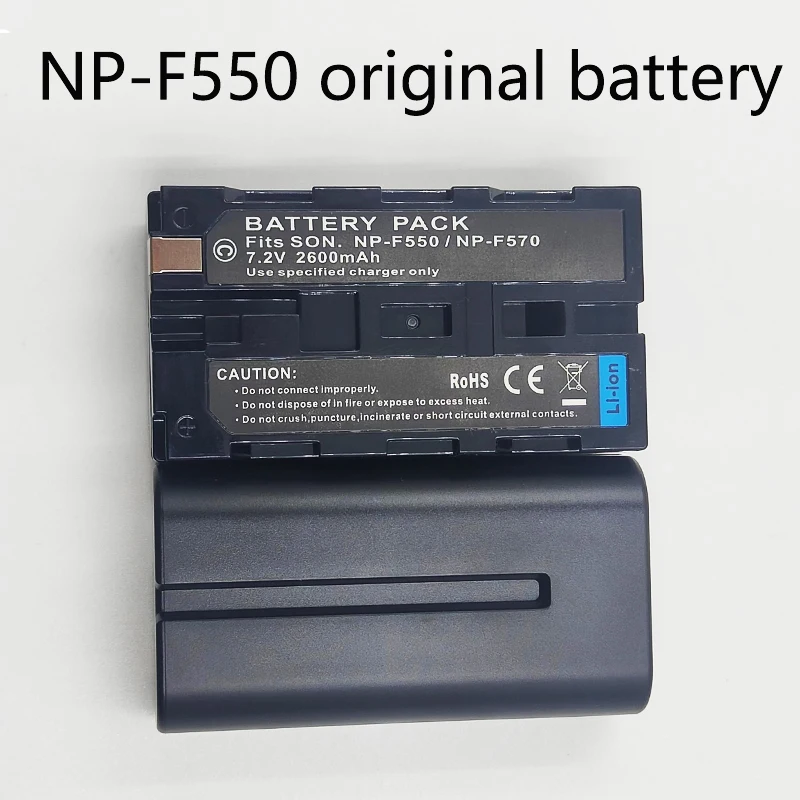 for Sony 2600mAh NP-F550 NP-F330 NP F550 NP F330 Camera Battery + LCD Dual USB Charger for Sony NP-F550