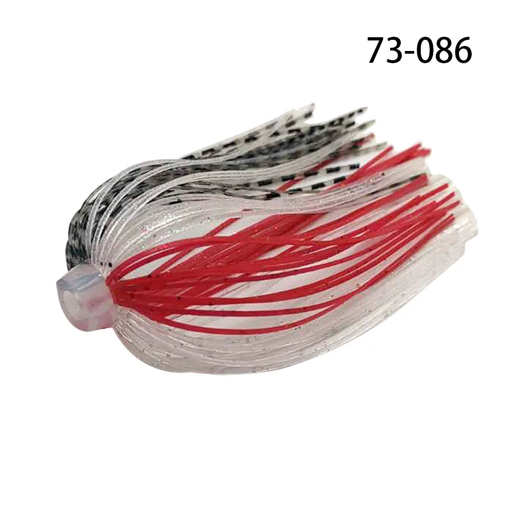 5 Stück/Lot 88 Stränge 64mm Silikonröcke Elastische Löcher Schirmröcke Angelzubehör Buzzbaits Spinner Buzz Bait – Detail 8