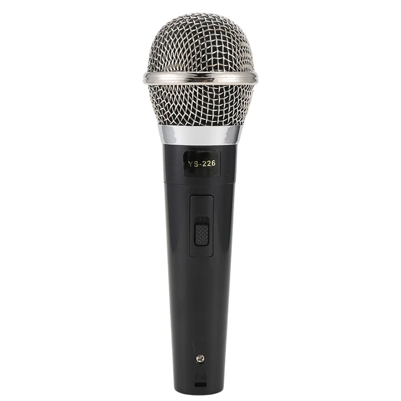 Karaoke Microphone MIC Handheld Dynamic Wired Dynamic Microphone Clear Voice For Karaoke Vocal Music Performanc