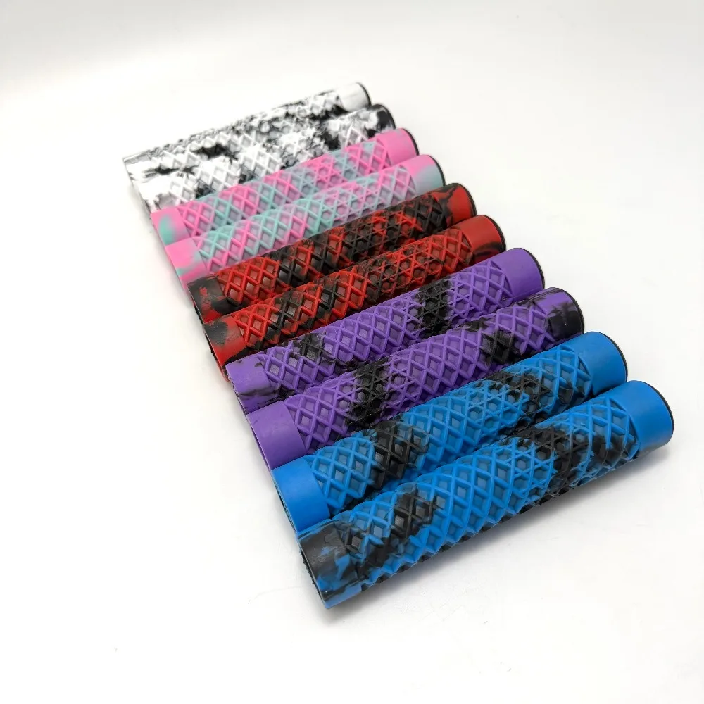 

BMX MTB Handlebar Grips Kid MTB Cuffs with thickened anti-slip reinforcement lockable Soft Material TPE Rubber Non-slip