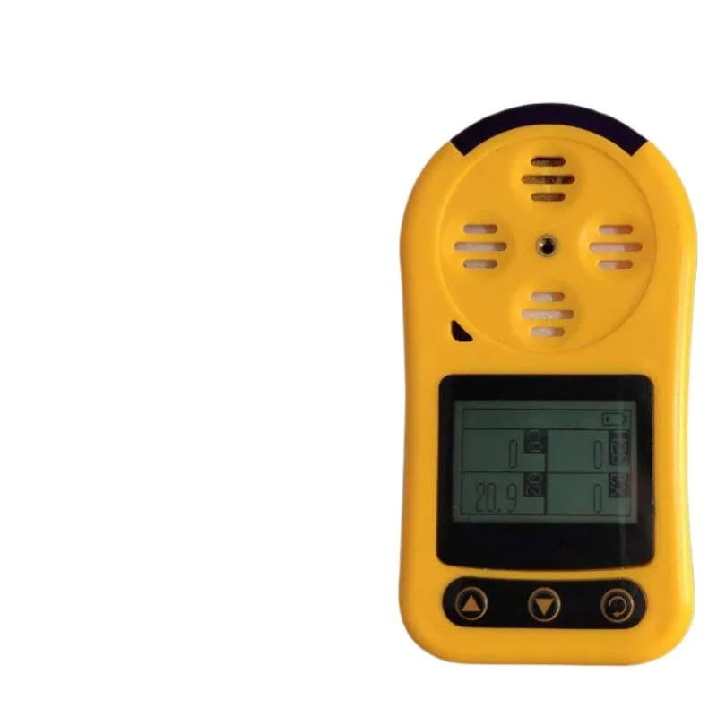 For Toxic 4-in-1 Gas Detector Carbon Monoxide Hydrogen Sulfide Oxygen Combustible Alarm
