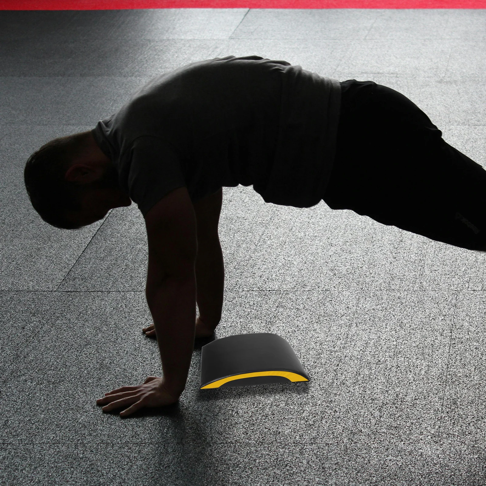 

Multi-Function Ab Mat Thick Exercise Pad for Sit Up Back Workout Portable Abdominal Training Cushion with Anti-Slip Design